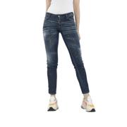 Jennifer Skinny Jeans med malingssprut