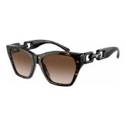 Stilige solbriller i brun gradient