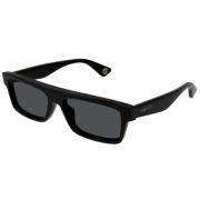 Svarte solbriller med svarte linser