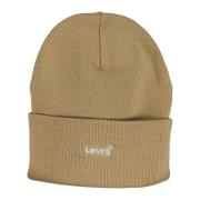 Beige Brodert Logo Lue