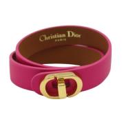 Pre-owned Leather dior-jewelry
