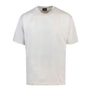 Retro T-skjorte Regular Fit Trykk Broderi