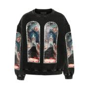 Stained Glass Crew Neck Sweater