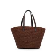 Pre-owned Raffia handbags