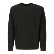 Diagonal Fleece Crew Neck Sweatshirt