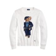 Marine Polo Bear Brodert Genser