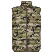 Sammenleggbar Ermeløs Camouflage Puffer Vest