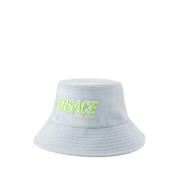 Brodert Logo Bucket Hat - Denim