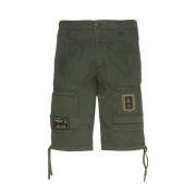 Pilotstil Bomullsshorts