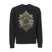 Sweatshirt bomulls stor brystlogo