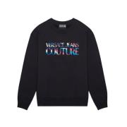 Svart Logo Sweatshirt - XS