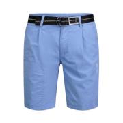 Stretch Bomull Bermuda Shorts