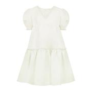 Taffeta Babydoll Kjole Naturlig Stil