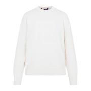 Stilig Off-White Pullover Kvinner