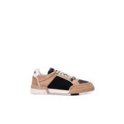 Lav-top Logo Sneakers - Beige/Svart