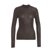 Brun Strikkgenser Sweater Aw24