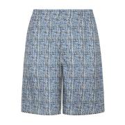 Silkeblå Shorts Ss22