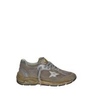 Taupe Mesh og Semsket Dad Sneaker