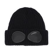 Goggle Beanie Hat i myk merinoull