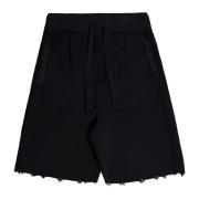 Ødelagte bomull Bermuda shorts