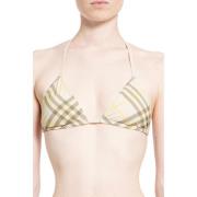 Hvete Signatur Halterneck Bikini Topp