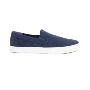 Blå Canvas Slip-On Sko