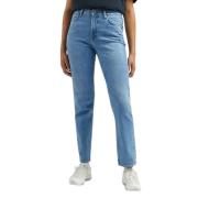 Blå Lee Carol Crop Jeans Bukser