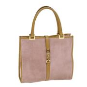 Pre-owned Suede handbags