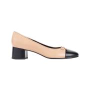 Nude & Neutrals Skinn Bow Pumps