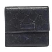 Pre-owned Leather wallets