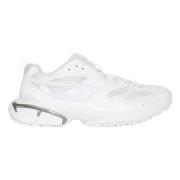 Mesh Sneaker i Hvit Mono