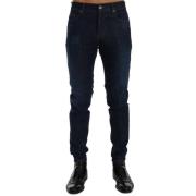 Blå Slim Fit Jeans Aberdeen