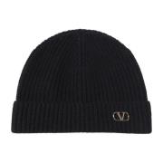 Svarte Beanie Luer