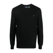 Klassisk Svart Pullover Genser