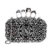 Skull Four Ring Clutch