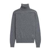 Sweter golfowy z dzianiny