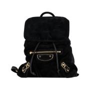 Pre-owned Suede backpacks