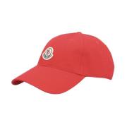 Rød Logo Baseball Cap Hodeplagg