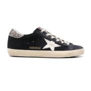 Svart Glitter Sneakers