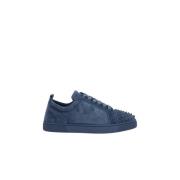 Denim Kalveskinn Sneakers Made in Italy