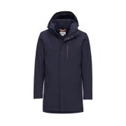 Midnight Navy Parka med Isolasjon