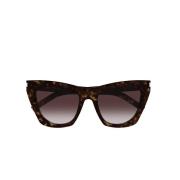 Kate Cateye Solbriller Brun Tortoise