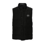 Svart Quiltet Garson Vest