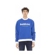 Bomulls Fleece Hettegenser med Logo