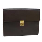 Pre-owned Leather briefcases