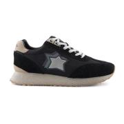 Stoff Semsket Sneakers Gummisåle Menn