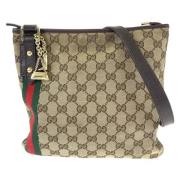 Pre-owned Canvas gucci-bags