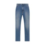 Slim-Fit Italiensk Vasket Denim Jeans