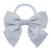 Satin BOW Hair TIE Lyseblå