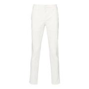 Hvit Slim Fit Corduroy Bukser